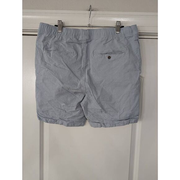 Free Fly Stretch Canvas Shorts men's large light blue pull‎ on elastic waist - Picture 3 of 7